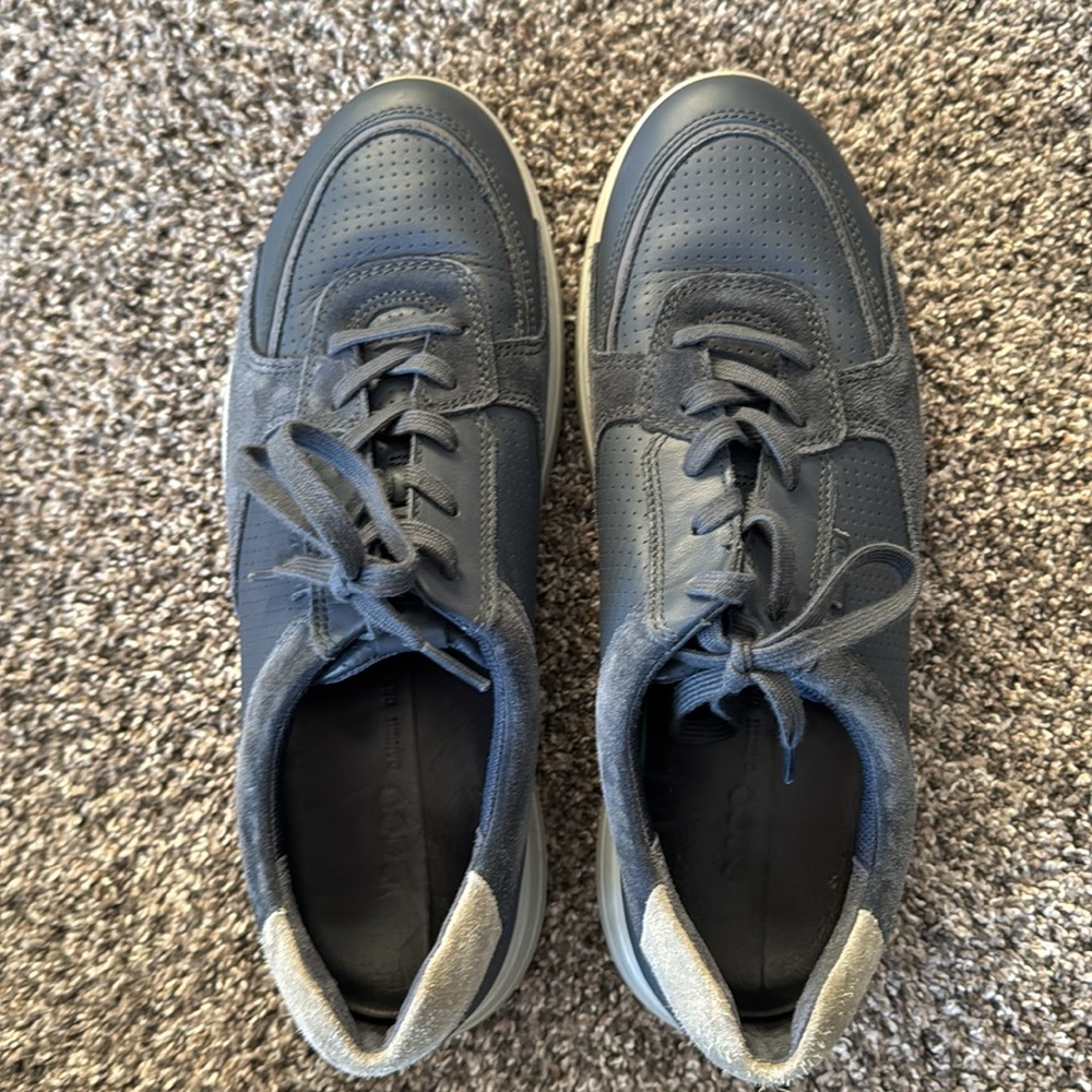 Ecco navy blue shoes size 45 - Picture 2 of 3